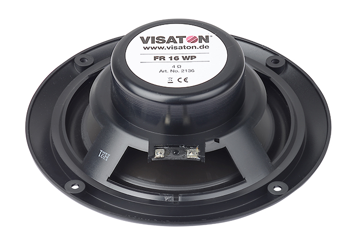 VISATON FR 16 WP Breitbandlautsprecher Weiß - Seewasserfest 16cm 60W